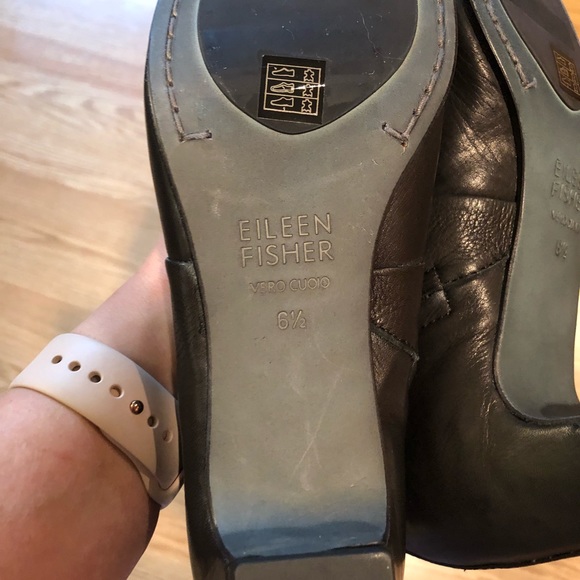 Eileen Fisher Leather Boots - Picture 6 of 8